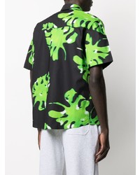 MSGM Botanical Print Cotton Shirt