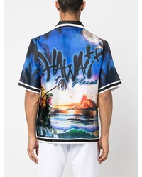 Philipp Plein Bowling Ss Hawaii Shirt