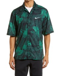 Nike Dri Fit Button Up Camp Shirt