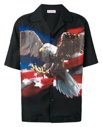 Palm Angels Eagle Bowling Shirt