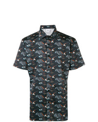 Sss World Corp Eagle Print Shirt