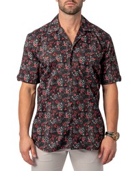 Maceoo Galileo Set Red Short Sleeve Button Up Shirt At Nordstrom