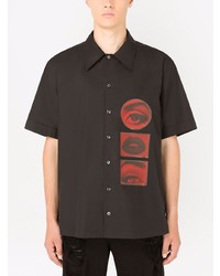 Dolce & Gabbana Graphic Patch Shortsleeved Shirt