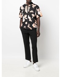 Neil Barrett Graphic Print Short Sleeve Shirt