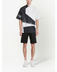 Alexander McQueen Graphic Print Short Sleeve Shirt