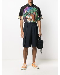 Just Cavalli Graphic Print Short Sleeved Shirt