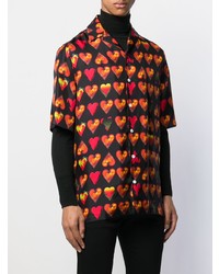 Versace Heart Print Shirt