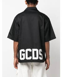 Gcds Logo Print Bowling Shirt