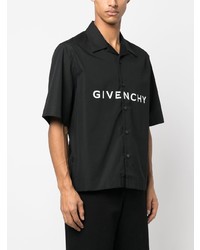 Givenchy Logo Print Short Sleeve Shirt