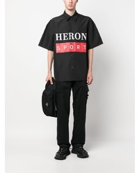 Heron Preston Logo Print Short Sleeve Shirt