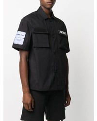 McQ Logo Print Short Sleeved Shirt