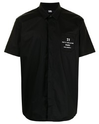 Karl Lagerfeld Logo Print Shortsleeved Shirt