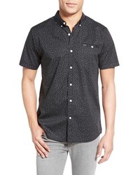 Rip Curl Mix Master Tailored Fit Short Sleeve Print Woven Shirt