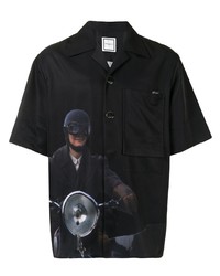 Wooyoungmi Motorcycle Print Shirt