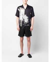 Laneus Palm Tree Print Shirt