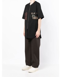 Jil Sander Patched Baseball Shirt