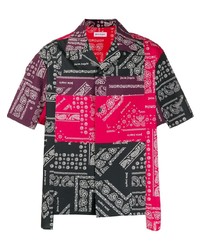 Palm Angels Patchwork Printed Shirt