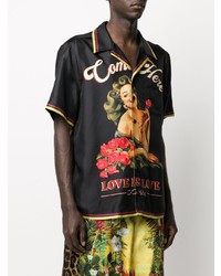 Dolce & Gabbana Pin Up Print Short Sleeve Shirt