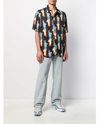 Sss World Corp Printed Short Sleeve Shirt