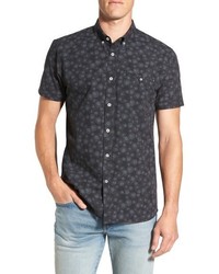 Rip Curl Roundabout Tailored Fit Short Sleeve Print Woven Shirt