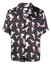 Family First Short Sleeved Bird Print Shirt