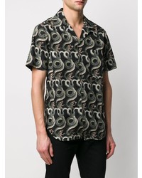 John Richmond Snake Print Shirt