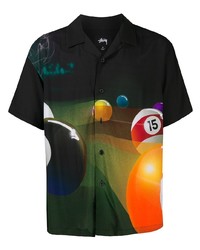 Stussy Snooker Print Short Sleeve Shirt