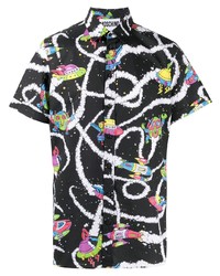 Moschino Space Print Short Sleeve Shirt