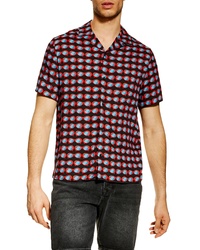 Topman Sunglasses Print Camp Shirt