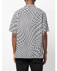 Ksubi Two Tone Print Spread Collar Shirt