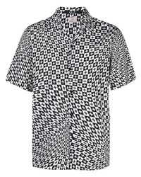 Ksubi Two Tone Print Spread Collar Shirt