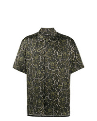 Edward Crutchley Vine Printed Short Sleeve Shirt