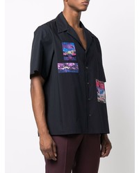 Valentino Water Sky Patch Shirt