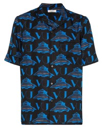 Valentino X Undercover Ufo Logo Print Shirt