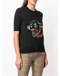 P.A.R.O.S.H. Embroidered Panther Sweater