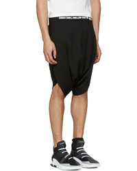 Niløs Black Logo Shorts