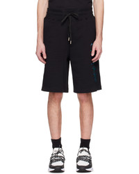 VERSACE JEANS COUTURE Black Printed Shorts