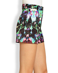 Milly Printed High Waisted Shorts
