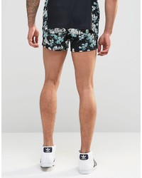 Hype Retro Shorts In Leaves Print