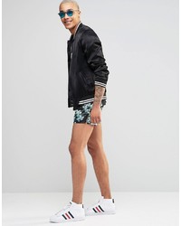 Hype Retro Shorts In Leaves Print