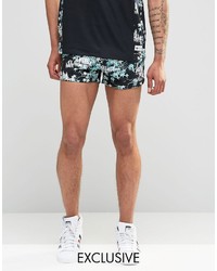 Hype Retro Shorts In Leaves Print
