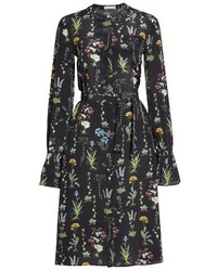 Altuzarra Leighton Floral Print Silk Dress