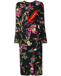 Dolce & Gabbana Rocket Print Dress
