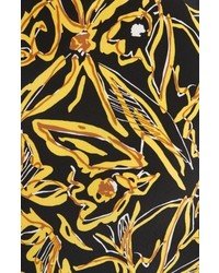Diane von Furstenberg Print Silk Bias Slip Gown