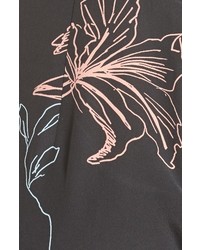 Diane von Furstenberg Floral Print Silk Jumpsuit