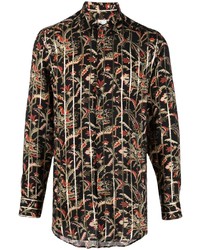 Etro Abstract Print Silk Shirt