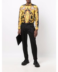 Moschino Bear Motif Silk Shirt