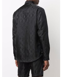 Philipp Plein Oversize Fit Silk Shirt