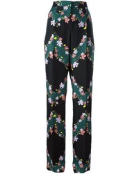 Emilio Pucci Floral Print Trousers