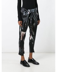 Ann Demeulemeester Raso Printed Cropped Trousers